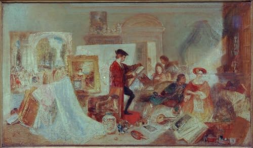 Impression d'art tableau Turner 60x90cm image sur toile murale