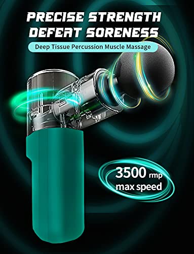 Gifts for Him, Mini Massage Gun, Deep Tissue Percussion Muscle Massage Portable Neck Back Body Handheld Massager for Athletes - Men & Women, Ultra-Quiet, Lightweight, 4 Speeds & 4 Heads Gifts for Him, Mini Massage Gun, Deep Tissue Percussion Muscle Massage Portable Neck Back Body Handheld Massager for Athletes - Men & Women, Ultra-Quiet, Lightweight, 4 Speeds & 4 Heads