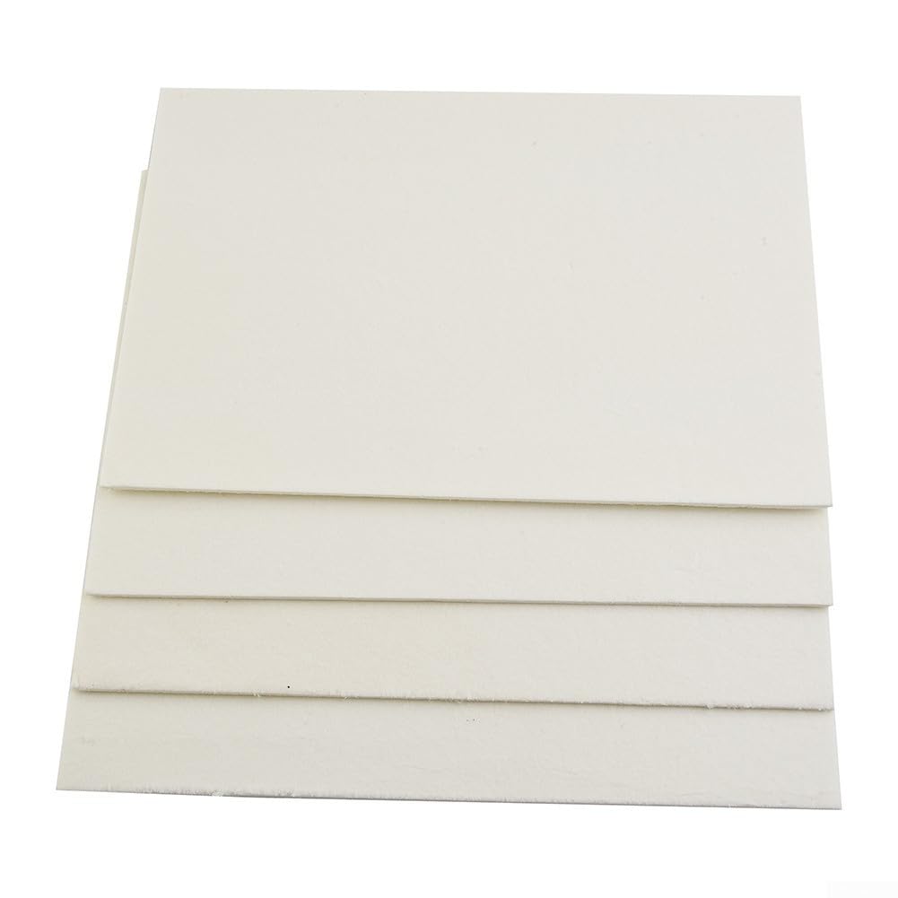Guarnizione in ceramica flessibile per tubi di scarico e forni, spessore 0,6 cm, formato A4, resistente al calore fino a 1260 °C (2 pezzi)