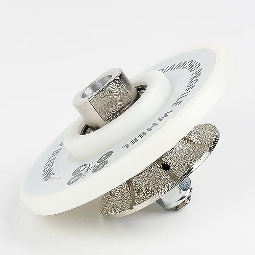 Raizi V Type 20mm Full Bullnose Diamond Hand Profile Router Bits for ...