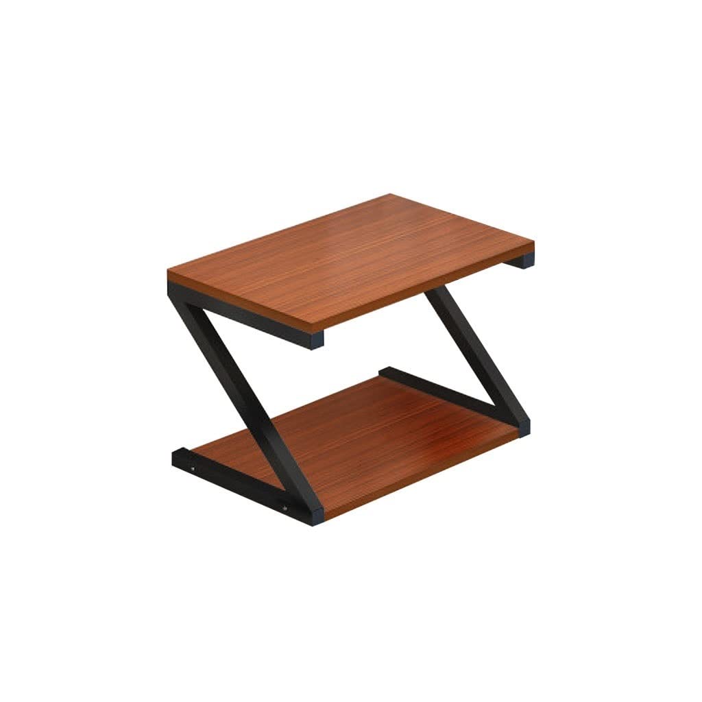 Mueble Impresora Soporte de la Impresora con Almacenamiento Almacenamiento Doble Capa Rack Moderno Minimalista Máquina y organización Fax Machine Cajonera Escritorio(B)
