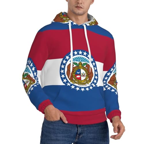 Pull à capuche homme Missouri coupe décontractée pour rester au chaud du S au 4X