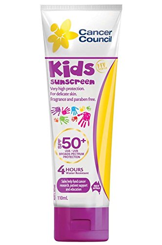 Cancer Council Australia Kids Sunscreen Range SPF50+ 110 ml.