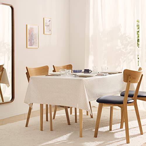 Nappe imperméable en vinyle et toile cirée essuyable pour table de cuisine