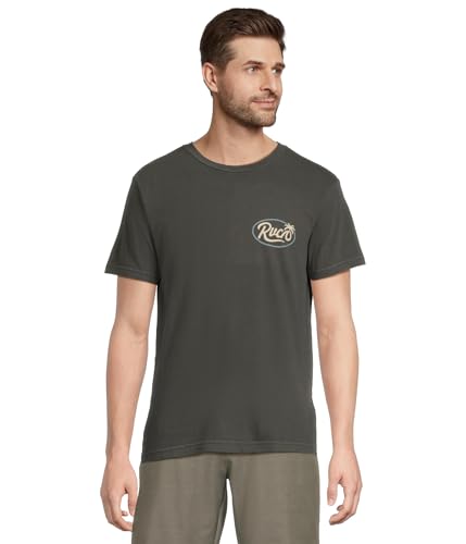 RVCA Men's Frond Script Short Sleeve