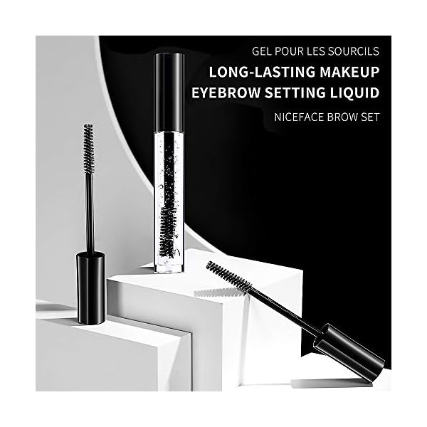 DAGEDA-Clear-Eyebrow-Setting-Gel-2-Pack-Brow-Fix-Gel-Waterproof-And-Sweat-Proof-Eyebrow-Repair-Liquid-Brows-Styling-Beauty-Salon-Home-Use-Makeup-181oz DAGEDA Clear Eyebrow Setting Gel, 2 Pack Brow Fix Gel, Waterproof And Sweat-Proof Eyebrow Repair Liquid Brows Styling Beauty Salon Home Use Makeup, 1.81oz