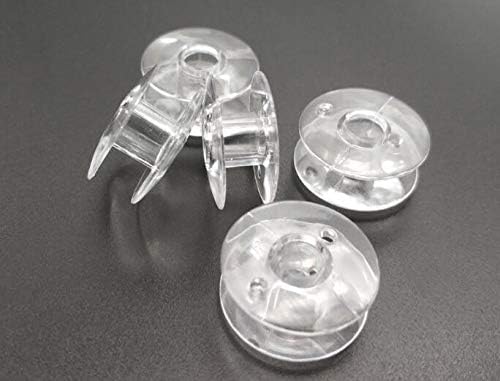 100 Bobine Vuote Per Macchina Da Cucire - Plastica Trasparente, Universali, Ideali Per Cucito - Foto 12