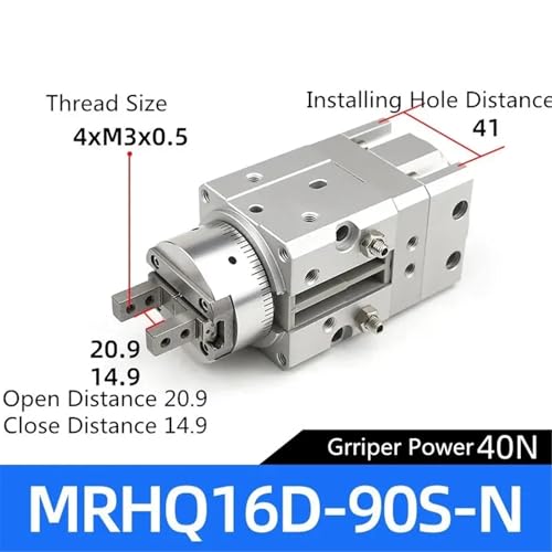 Pince pneumatique MRHQ avec rotation intégrée pour alignement précis