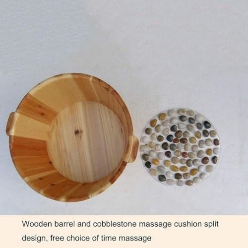 Baño de pies de madera para masaje y spa miniatura 3