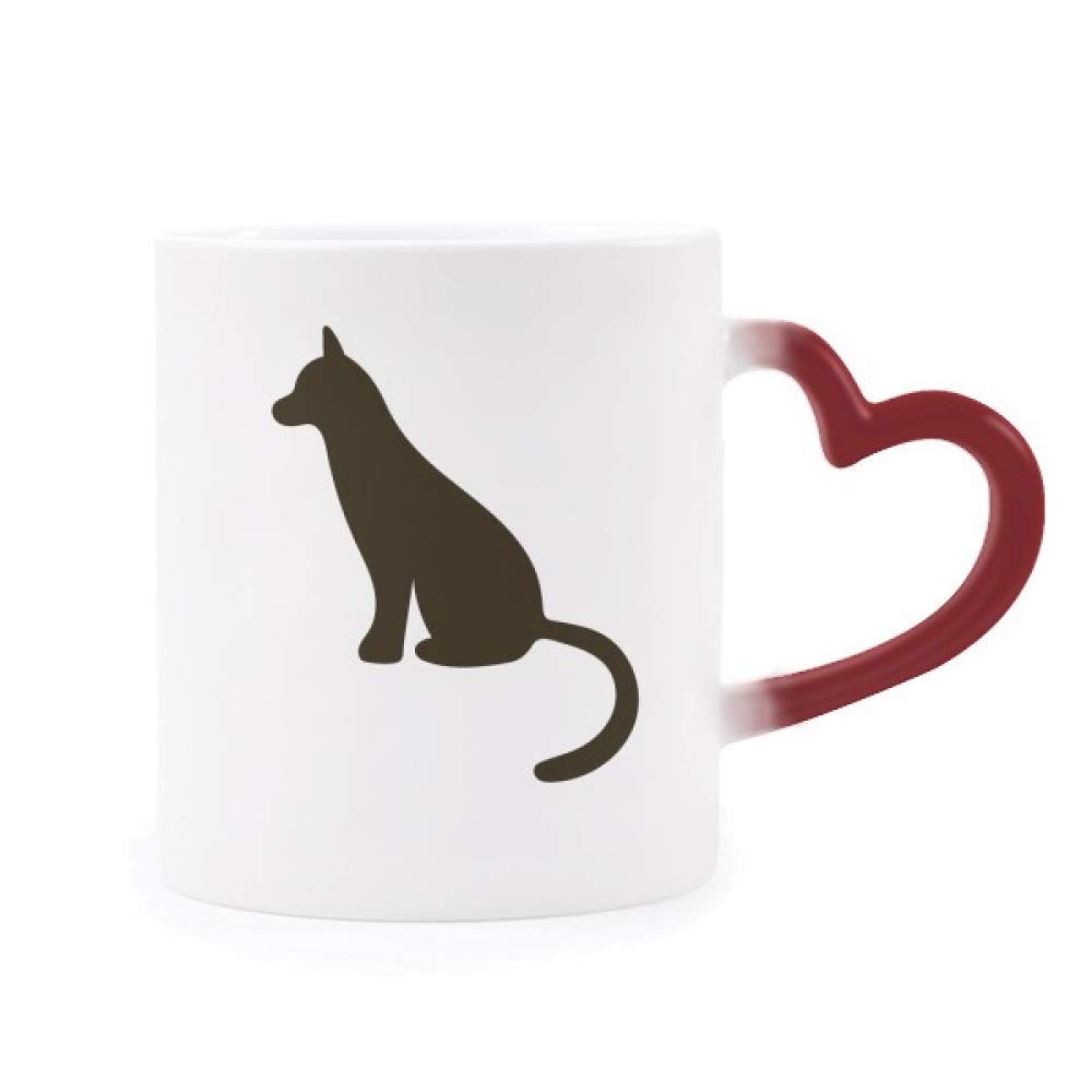 Taza de gato negro con asa térmica que evita aburrimiento en tus bebidas calientes