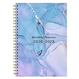 Kalender 2026 – 2028, Monatsplaner | Spiralbuch mit 36 Monats-Registerkarten für professionelle und persönliche Notizen