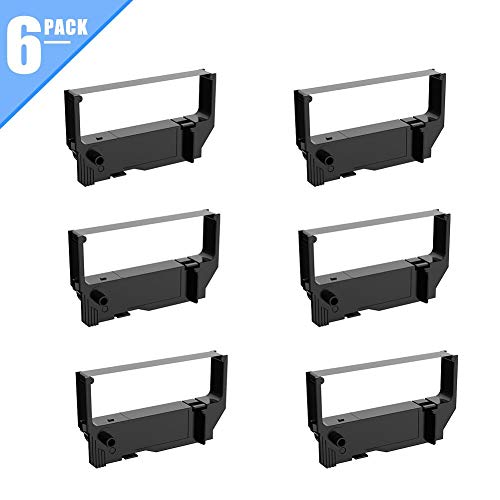 Bigger 6 unidades compatibles SP200 Negro cinta de repuesto para Star Rc200br Nk501 T77 Sp500 utilizado con Sp-298 Sp-500 Sp-512mc Sp-512md POS Impresora