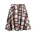 Women's Summer High Waisted Skirts Plaid Tummy Control Pleated Skirt Vintage Athletic Mini Clothes Casual Outfit Pink L