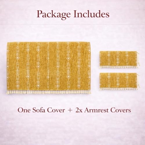 Image of STITCHNEST 'Artisoul Series' Chenille Sofa Cover