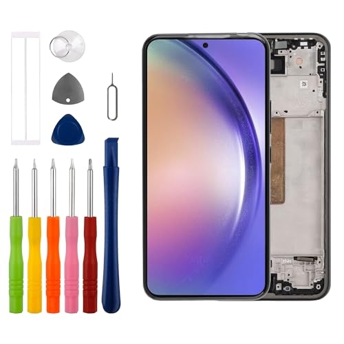 Kit de réparation en verre frontal pour Samsung Galaxy A54 ajustement précis adhésif OCA