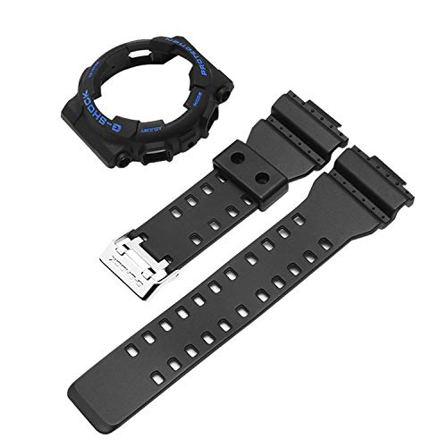 Vococal Cinturino per Casio, Cinturino per Casio G-Shock in Gomma Impermeabile Regolabile Compatibile per Gli Accessori G-Shock GA-110 GA100 GD-120 Casio G-Shock