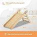 DEYGIA Wooden Slide for Toddlers, Toddler Slide Indoor, Kids Slide for Age 1-5, Wooden Foldable Baby Slide for Playroom and Children's Room, Montessori Climbing Toys (Wooden)