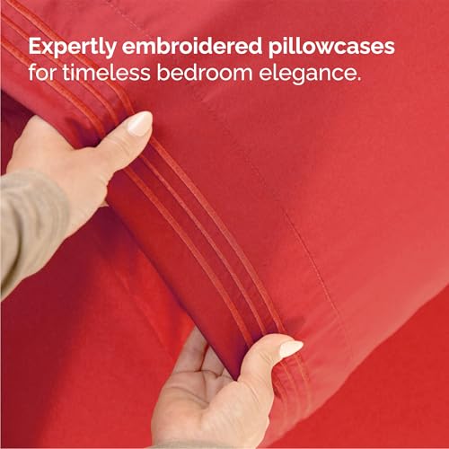 image for CGK Unlimited Queen Size 4 Piece Sheet Set - Comfy Breathable & Coolin