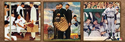 MasterPieces puzzle de 1000 piezas para adultos, familia o niños - Colección de béisbol por Norman Rockwell - 13"x39" miniatura 2