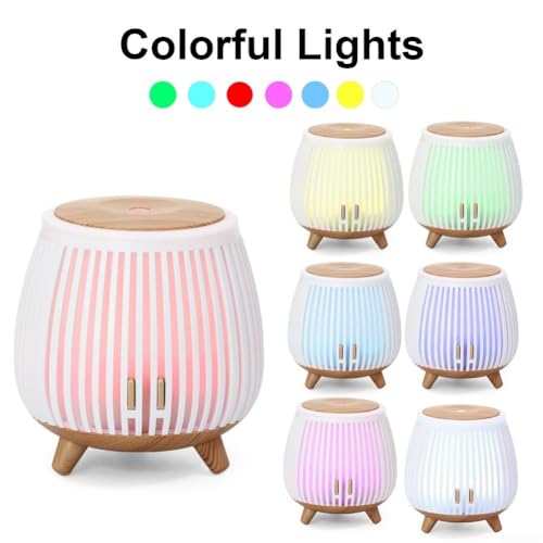 Humidificador y Difusor aromático con luz LED y control táctil miniatura 3