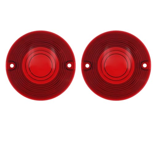 Couvercle lentille clignotant moto rouge pour Softail Touring Road King FLTR FLH momt