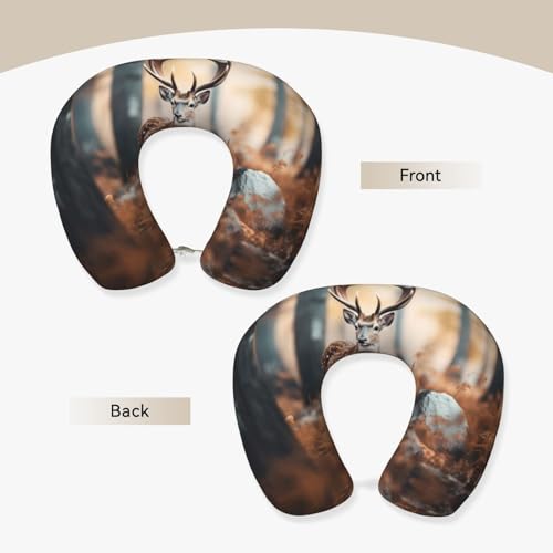 Almohada de Viaje Memory Foam Negra Talla Única miniatura 3