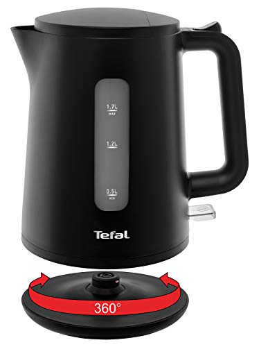 Tefal KO2008 Wasserkocher Principio Select | 2400 Watt | 1,7L Wassertank | Automatischer Ein-/Ausschalter | Antikalk-Filter | schwarz Matt 4