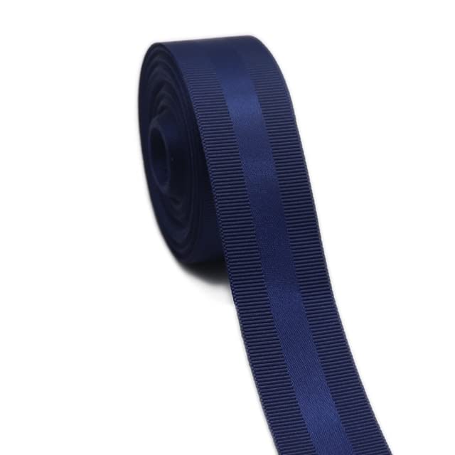 AHUI 25 mm / 38 mm 47 metrów rypsowa krawędź satynowe wstążki do rękodzieła DIY kokardki do włosów opakowanie prezent dekoracja ślubna