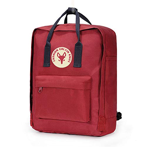 Mochila Escolar para niñas  de Lona  Azul y Negro  para  de