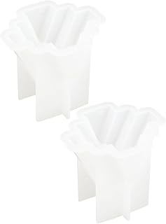 2Pcs Peak Shaped Silicone Candle Molds for DIY Scented Candle Making and Handmade Soap Crafting Unique Mountain Design for Birthday and Party Decorations