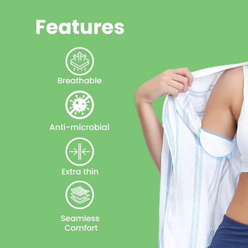Image of FemiSafe Unisex Underarm Sweat Pads | 28 Pads | Ultra-Absorbent & Odour-Free | Prevents Sweat Stains | Free Protection for All-Day Comfort