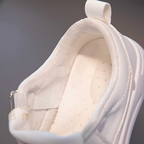 Girls Boys PU Leather Casual Sneakers Kids Tennis School Casual Walking Rubber Sole Non Slip Flat Shoes for Little Kid4