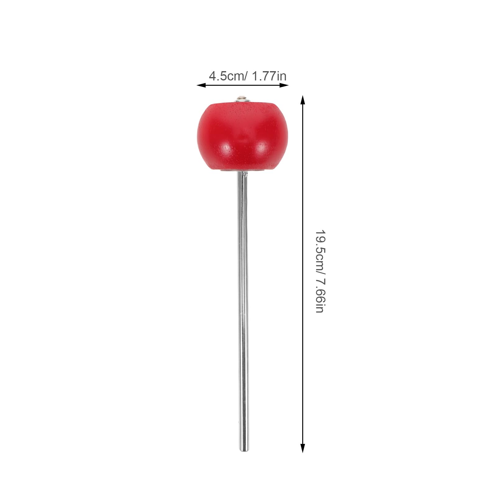 Toyvian Battente per Pedale della Batteria Testa in Legno Parte di Ricambio per Strumento Percussione Accessorio per Esibizioni Musicali Compatibile Vari Tipi di Batterie e Percussioni
