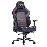 Big and Tall 440lb Gaming Chair Racing Office Chair - Gel Cold Cure Foam Lumbar/Seat Cushion & 4D Adjustable Arms, Heavy Duty Metal Base, Swivels & Reclines Ideal for Gamers & Office Workers