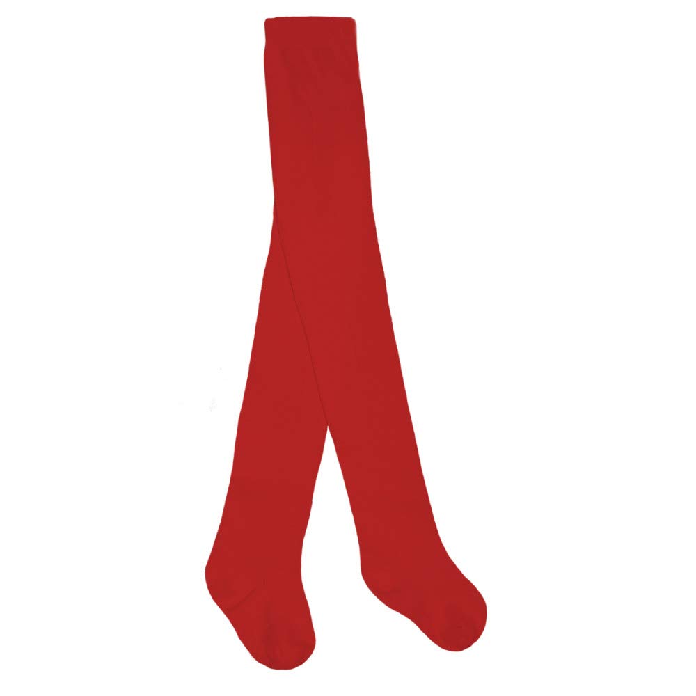 Pex Cotton Soft Tights Colour Red (5-7 Years)