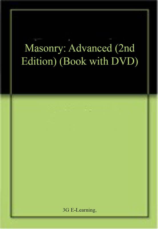 Buy Masonry: Advanced (2nd Edition) (Book with DVD) โ BookShops.in