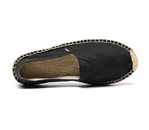 Image of Altxic Men's Closed Toe Comfortable Canvas Slip on Flat Espadrilles