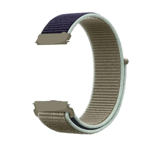 MEVMEVGNLN Fit For Samsung For Galaxy Watch 6/5/4/5pro/4/6 /active 2 �p�o���h�AFit For Huawei GT �p�i�C�������[�v�X�|�[�c�u���X���b�g(46 Khaki,20mm wat