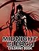 Midnight Blẹaçh Coloring Book: Impressive Dark Edition Animal Coloring Pages With Amazing Anime Illustrations For Teens, Adults To Relieve Stress And Get Creative
