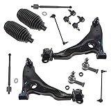 Control Arm Ball Joint Tie Rod Sway Bar Link Boot Steering Suspension Kit 12pc