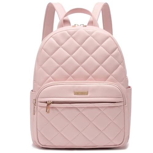 Image of Marvolia Mini Backpack Vegan Leather Small Backpack, Pink