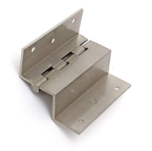 Image of Brass W Hinges 3 INCH Pack of 12 PCS (Silver Matte Finish)