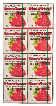 Marukawa - Eight Pack Strawberry Bubble Gum