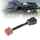 All Lights Mod 6 High Mod for Chevy Silverado 1500 Tahoe Equinox Suburban, GMC Yukon Terrain Sierra 1500, Buick Envision Fog/Low Beams on When High Beams on, Fog Light Always on Plug and Play Module