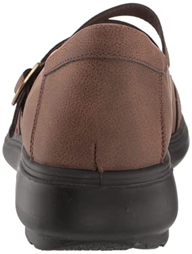 Easy Street Women's Wise Ballet Flat Mary Jane, Tan/Gore, 8.5 #TOP2