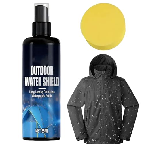 Spray Impermeabile - 55 Ml | Spray Protettivo Per Scarpe | Tessuto Impermeabile Śpray | Rivestimento Antipioggia Sp-ray Per Scarpe Sneaker In Pelle Tela Tenda Stivali Mobili Abbigliamento Da Esterno