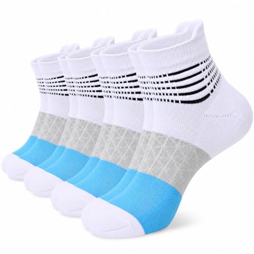 Image of IRAMY Compression Ankle Support Socks Women Wicking Cushioned Athletic Plantar Fasciitis Relief 3 /4 /6 Pairs