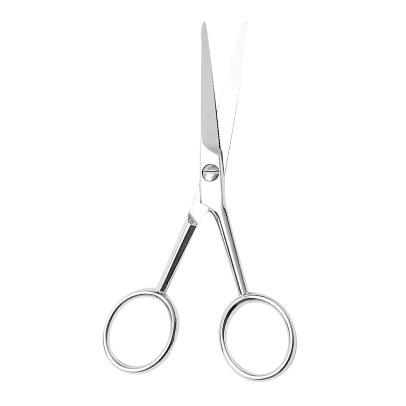 DOITOOL Stainless Steel Beard Grooming Scissors for Precise Trimming Ergonomic Design Toothed Blades for Men and Sleek Appearance for Facial Hair