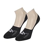 PUMA Herren 2p Footie, Schwarz, 39-42 EU