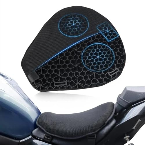 Cojín de asiento de motocicleta transpirable y funda universal de gel 5